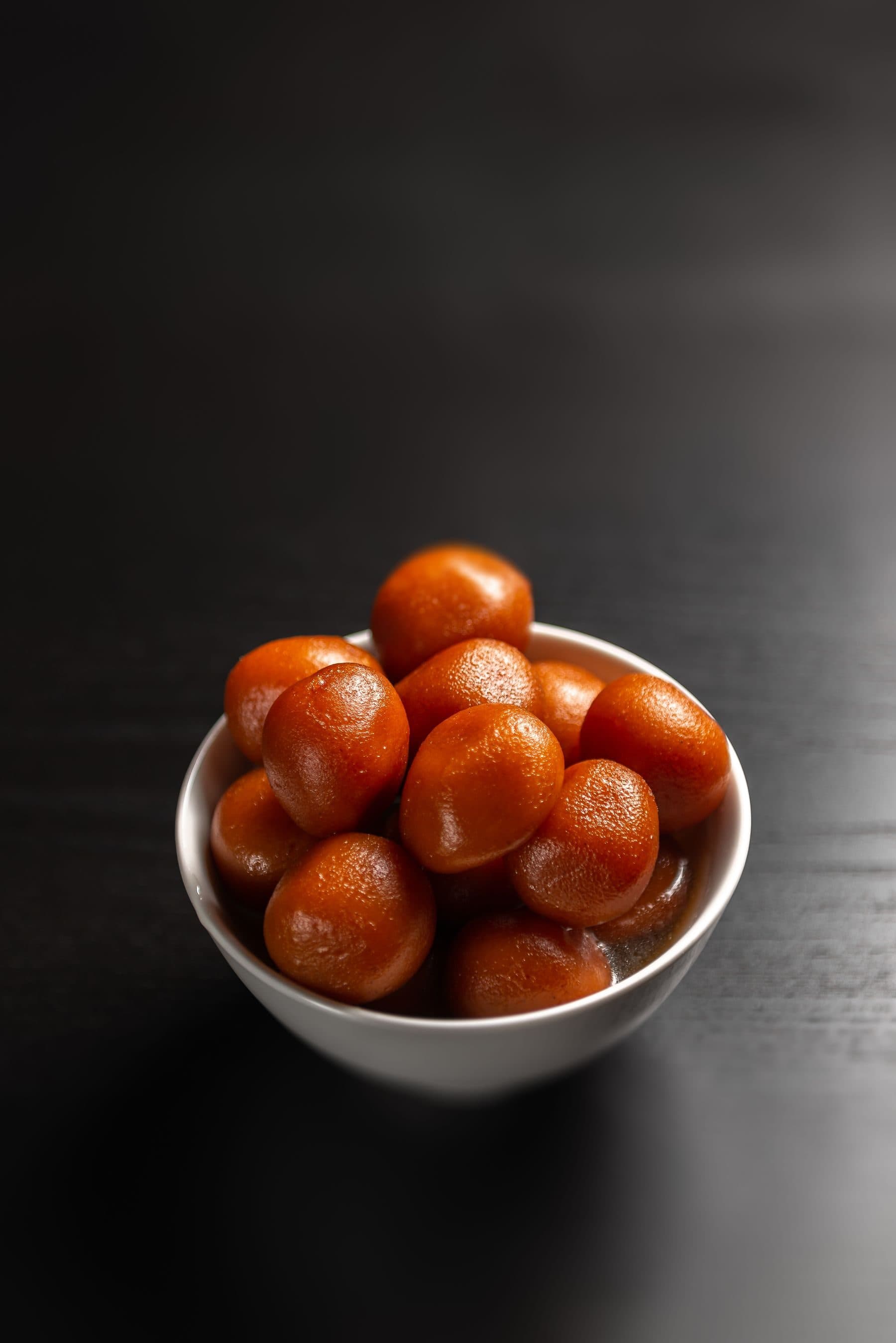 A bowl of gulab jamun